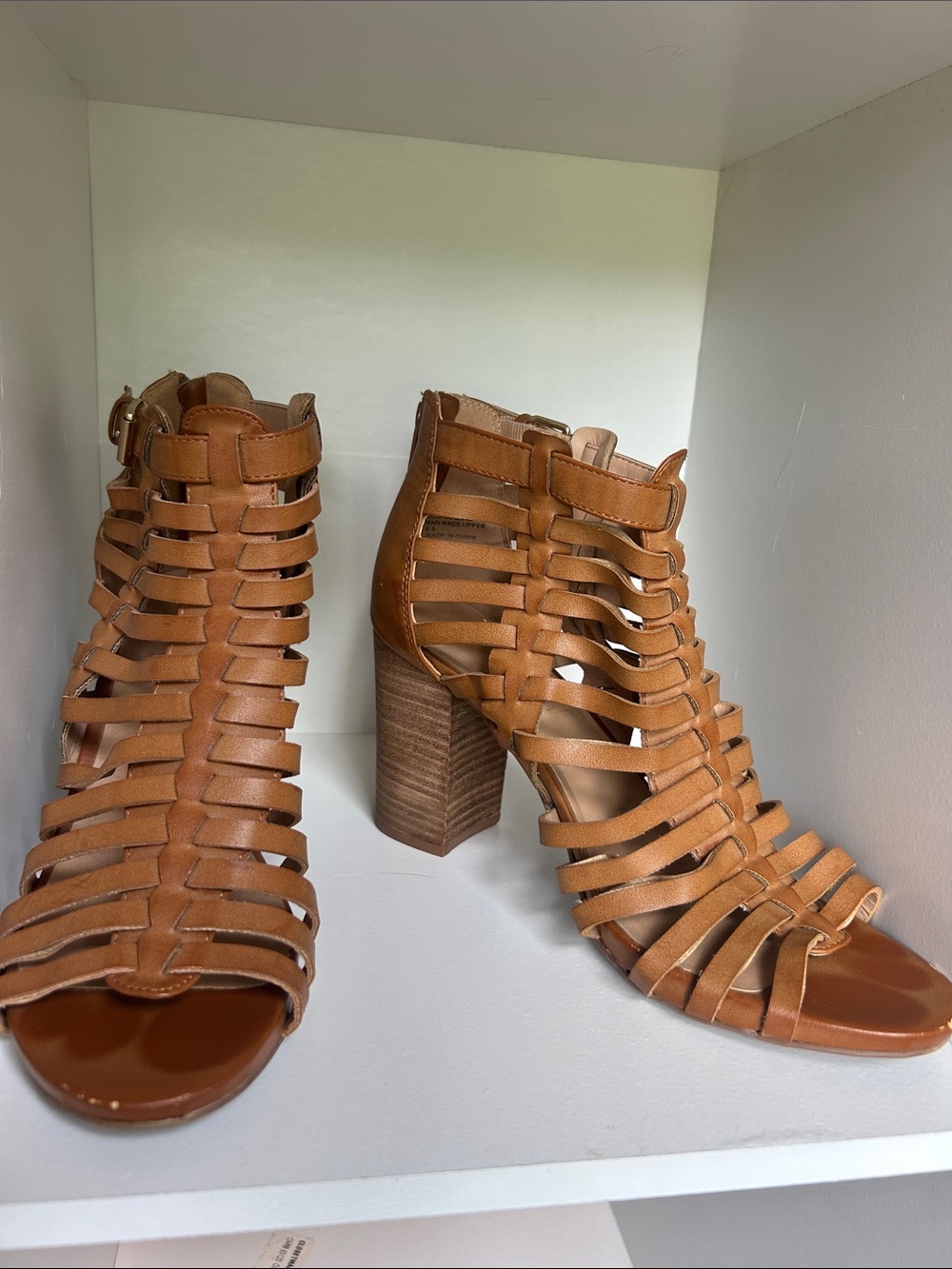 Madden Girl Strappy Gladiator Heel/ size US 8.5 - Picture 2 of 7